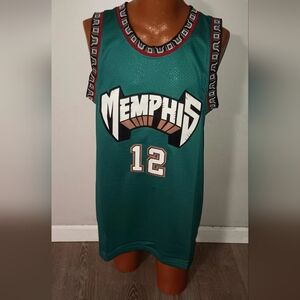 Teal Memphis Basketball Jersey